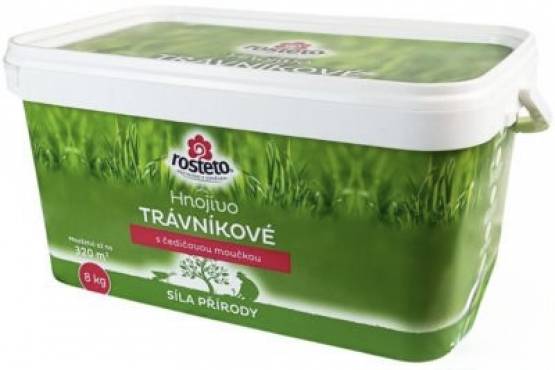 Hnojivo s čedičovou moučku trávníkové Rosteto 8kg