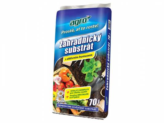 Substrát zahradnický 70L Agro AKCE
