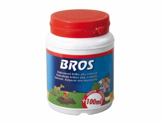 BROS-odpuzovač krtků,psů a koček 350+100ml