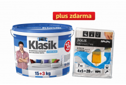 HET Klasik 15+3kg malířský nátěr + zakrývací folie 4x5 ZDARMA