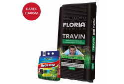 Agro Floria Travin trávníkové hnojivo 20 kg + Mech stop 3kg ZDARMA