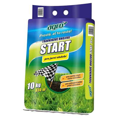 Trávníkové hnojivo START pytel 10kg Agro