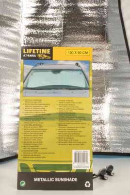 Ochranná clona na přední sklo auta 130x60cm