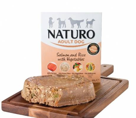 Naturo Adult Dog 400g Salmon and Rice with Vegetables 