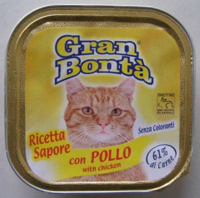 GRAN BONTA 100g paštika s kuřecím masem pro kočky