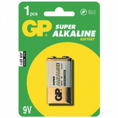 Baterie 9V 6LF22 (1604) SUPER alkalická GP/blistr 1ks