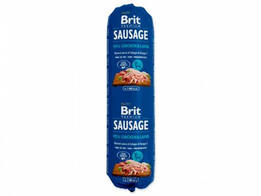 Brit Sausage Chicken+Lamb 800g