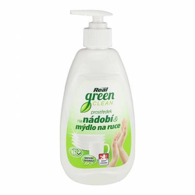 Real Green Clean na nádobí + mýdlo na ruce 500 g