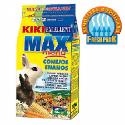 KIKI MAX menu Rabbit 1kg krmivo pro králíky