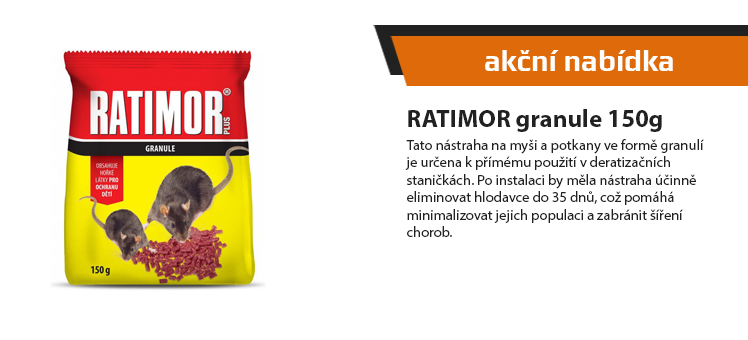 Ratimor granule proti myším 150g