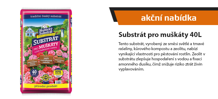 Substrát pro muškáty 40I